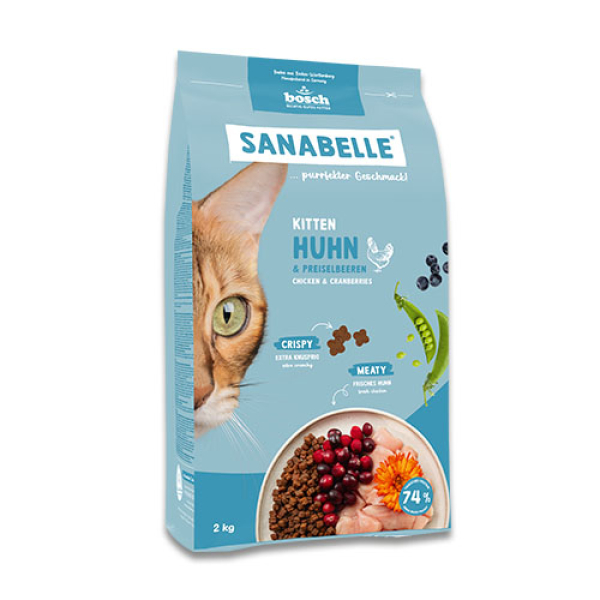 Sanabelle KITTEN Huhn & Preiselbeere Sanabelle KITTEN Huhn & Preiselbeere